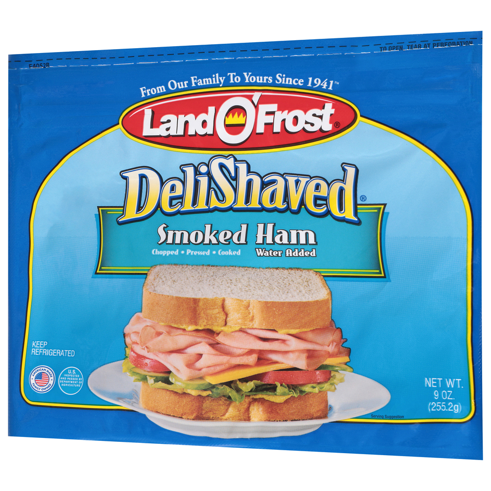 Land O'Frost DeliShaved Ham, Smoked