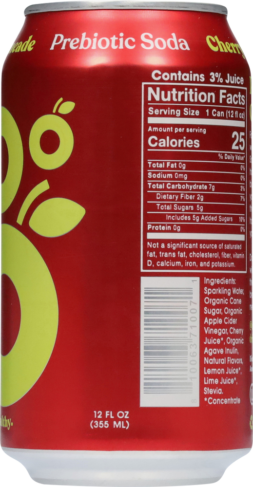 Poppi Prebiotic Cherry Limeade Soda