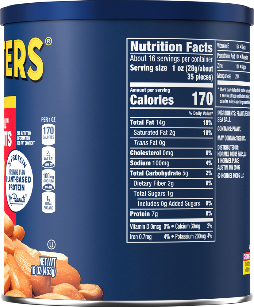 Planters Cocktail Peanuts, SaltedPlanogramRight