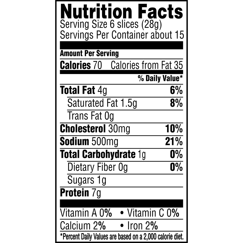 Gallo Salame Gallo® Salame Deli Thin Sliced Light Italian Dry Salame