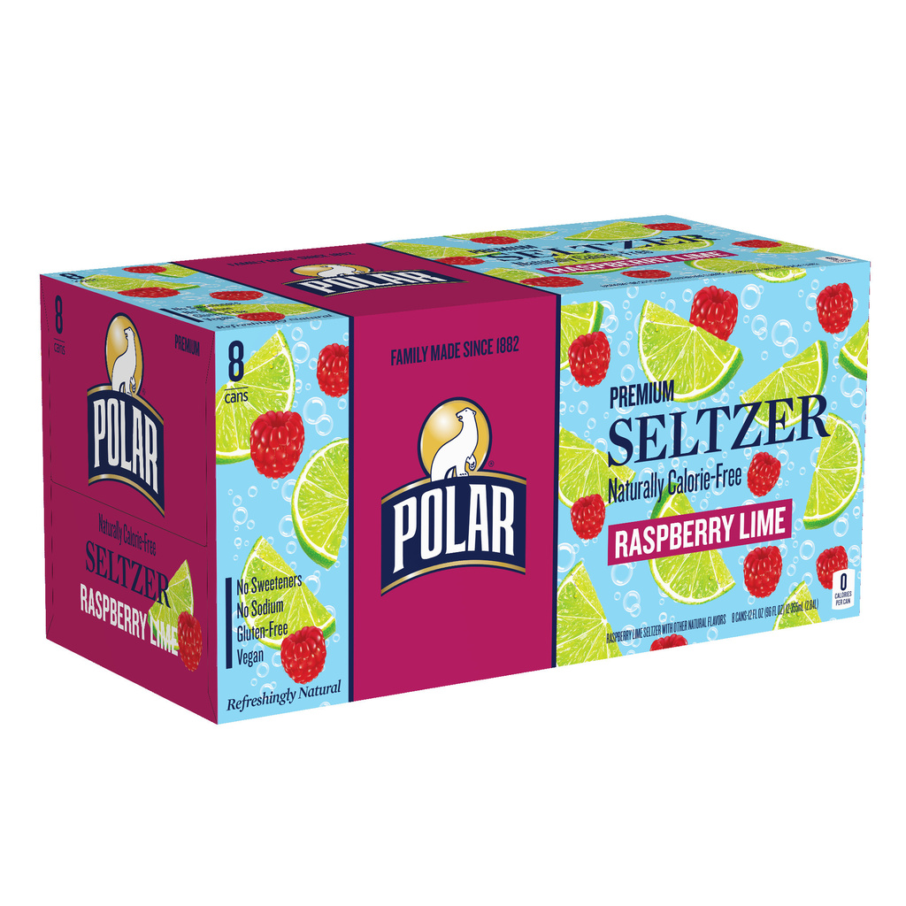 Polar Premium Naturally Calorie-Free Raspberry Lime Seltzer-Hero
