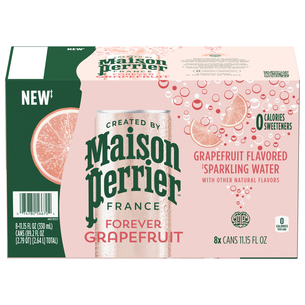 Perrier✕2 Maison Perrier Forever Peach Flavored Sparkling Water, 11.15