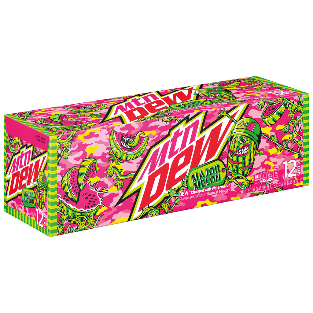 Mtn Dew Soda, Major Melon
