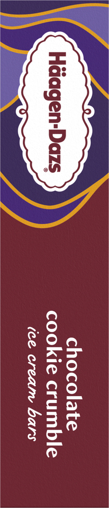 Haagen-Dazs Ice Cream Bars, Chocolate Cookie Crumble