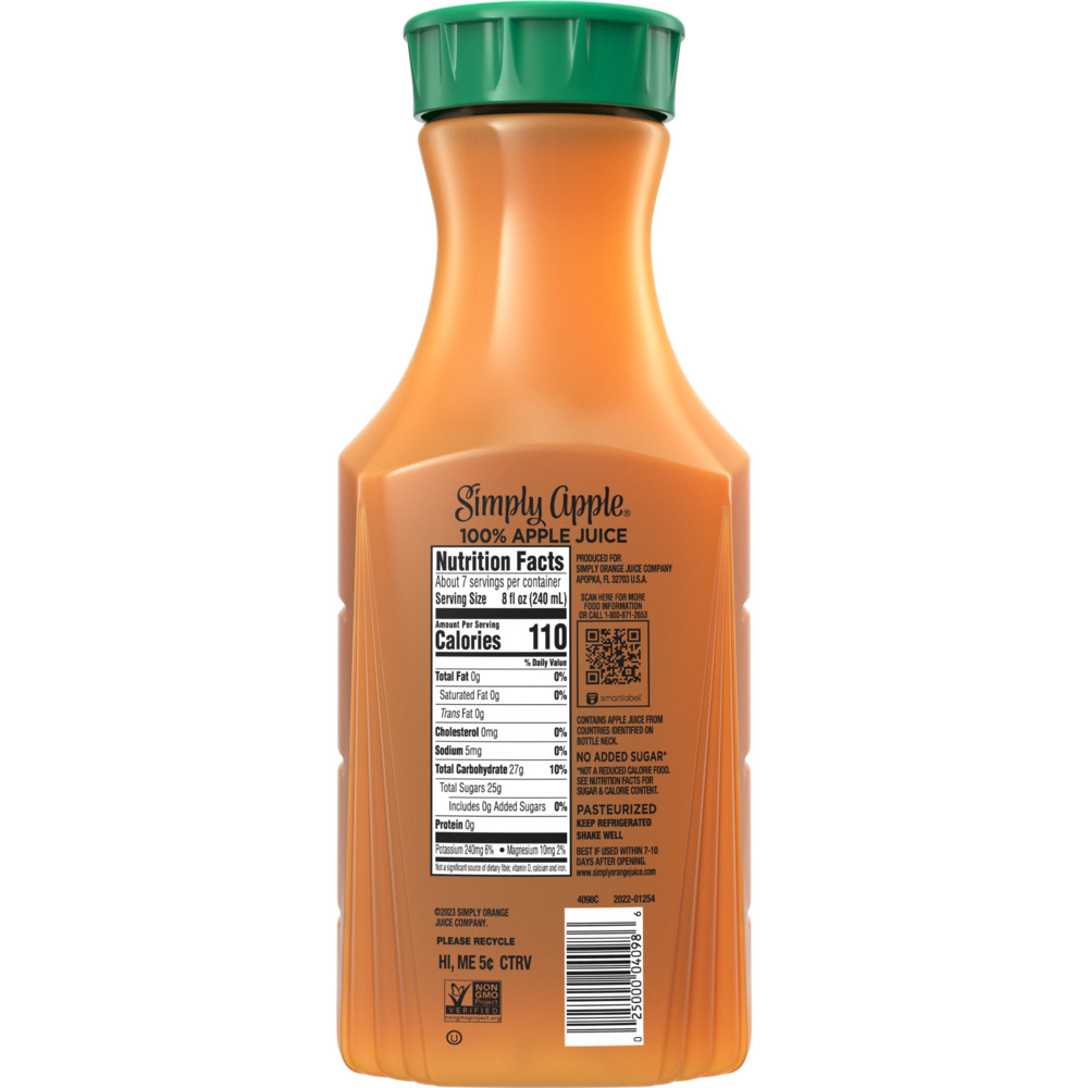 Simply Juice Apple 100 Pure Pressed
