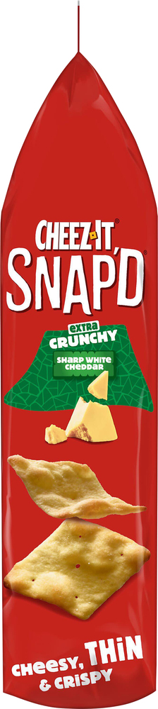 Cheez-It Snap'd Extra Crunchy Sharp White Cheddar Cheesy