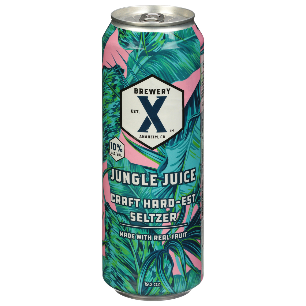 Brewery X Beer, Jungle Juice, Craft Hard-est Seltzer