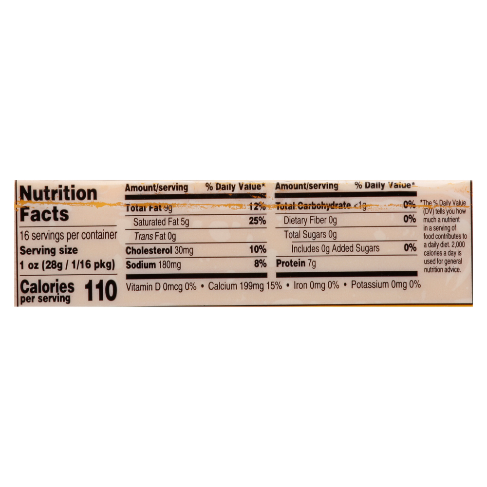 Raley's Cheese, Sharp CheddarNutritionFacts