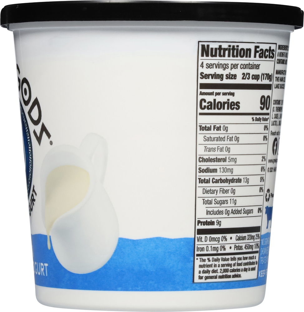 The Greek Gods Yogurt Nonfat Plain Greek Style