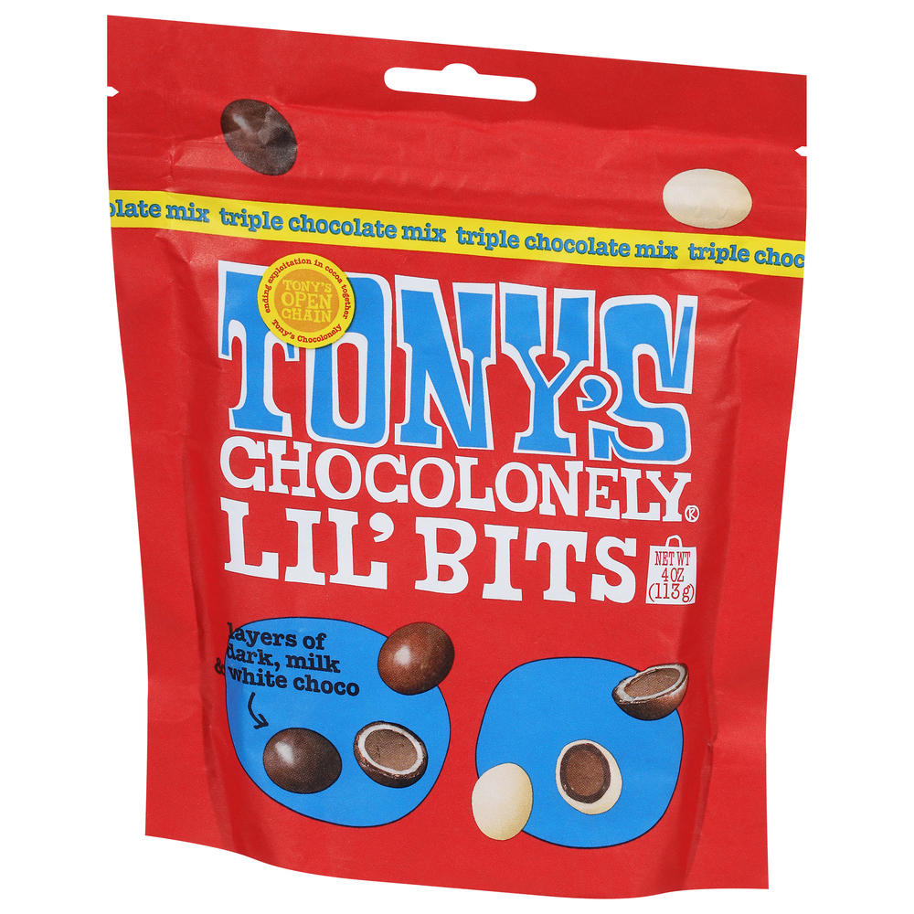 Tony's Chocolonely Lil' Bits, Triple Chocolate Mix