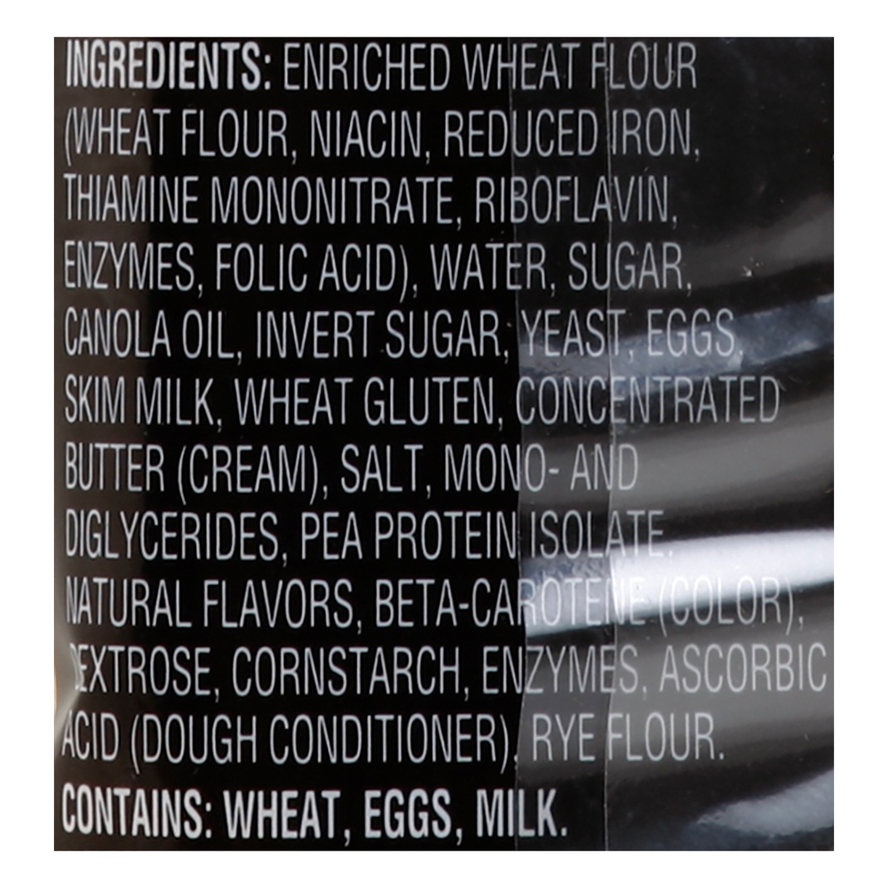 Nob Hill Trading Co. Brioche Burger Bun, Sliced-Ingredients
