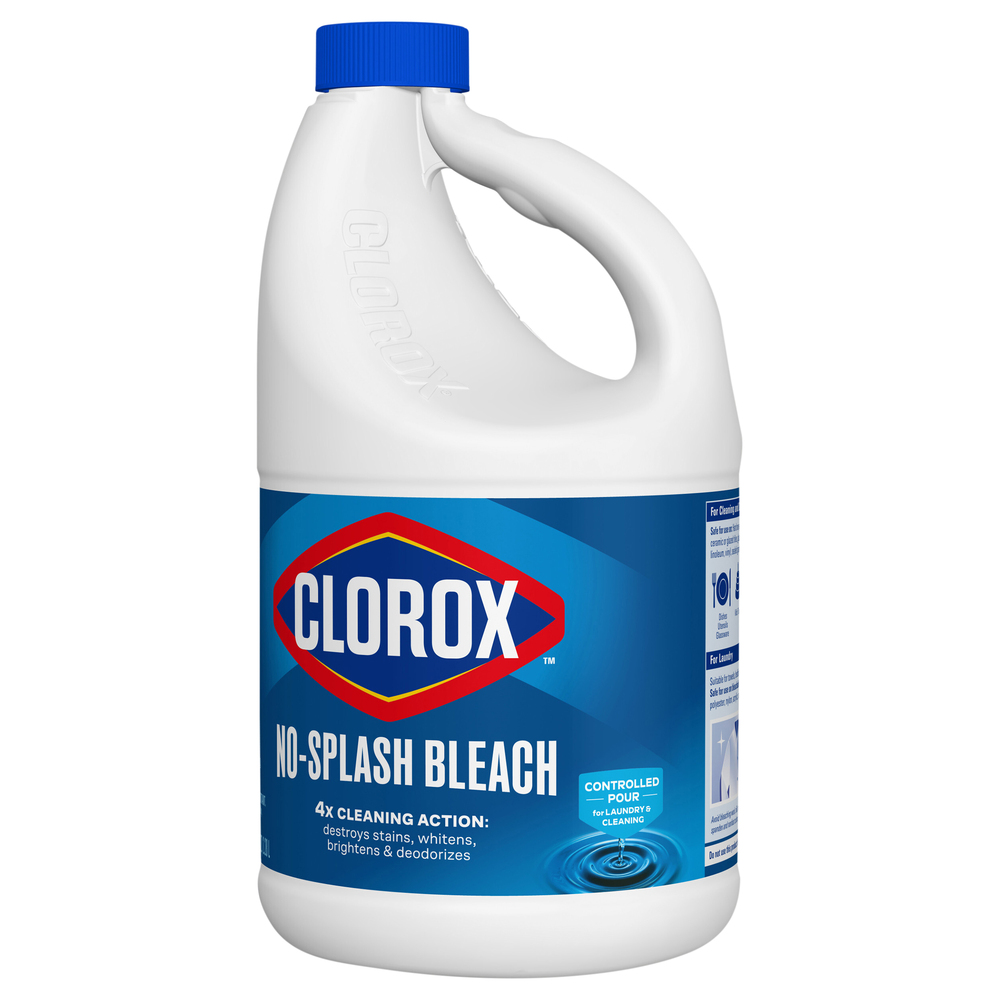 Bleach Splash Clorox Bleach, Splash-Less-Front-Right-Elevated