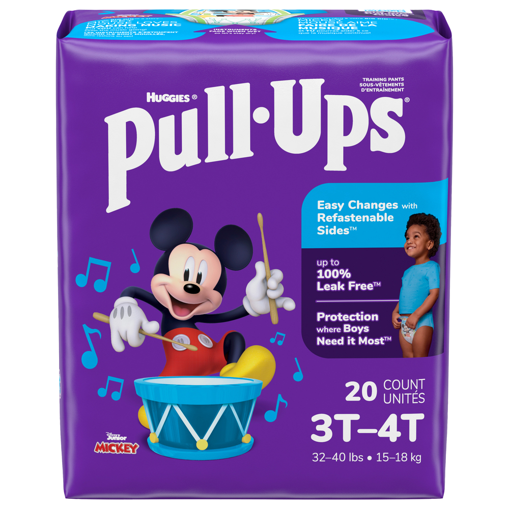 Pull Ups Training Pants Disney Junior Mickey 3T 4T 32 40 lbs