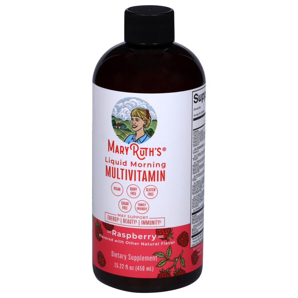MaryRuth's Liquid Morning Multivitamin Raspberry 15.22oz