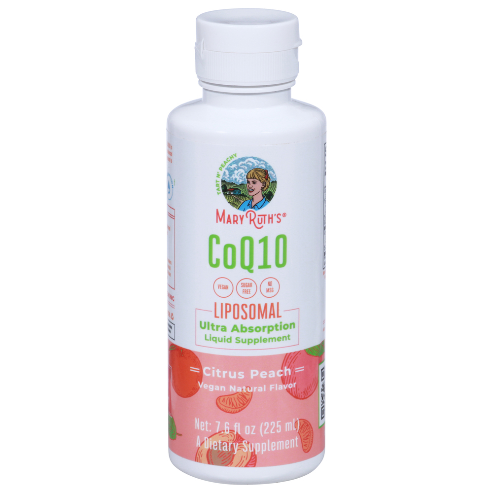 MaryRuth's CoQ10, Liposomal, Citrus Peach