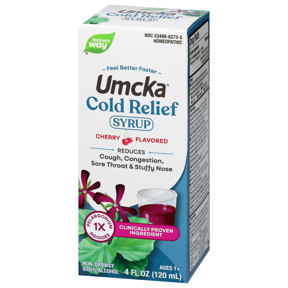 Umcka Umcka Ages 1+ Cherry Flavored Cold Relief Syrup