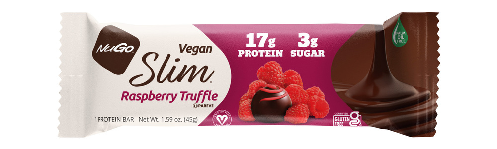 NuGo Slim Protein Bar, Raspberry Truffle-Planogram-Left