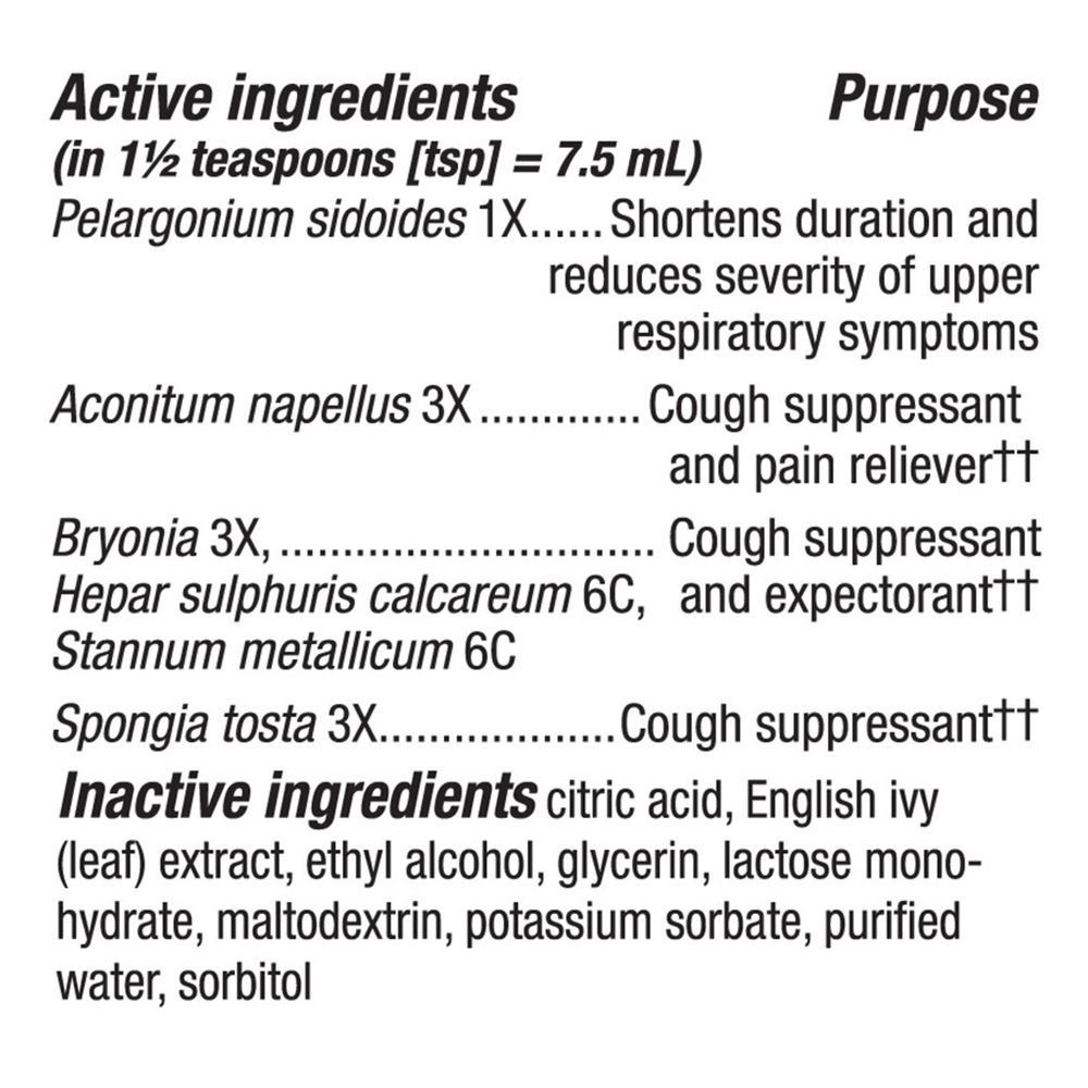 Nature's Way Umcka Ages 6+ Umcka Cough Relief