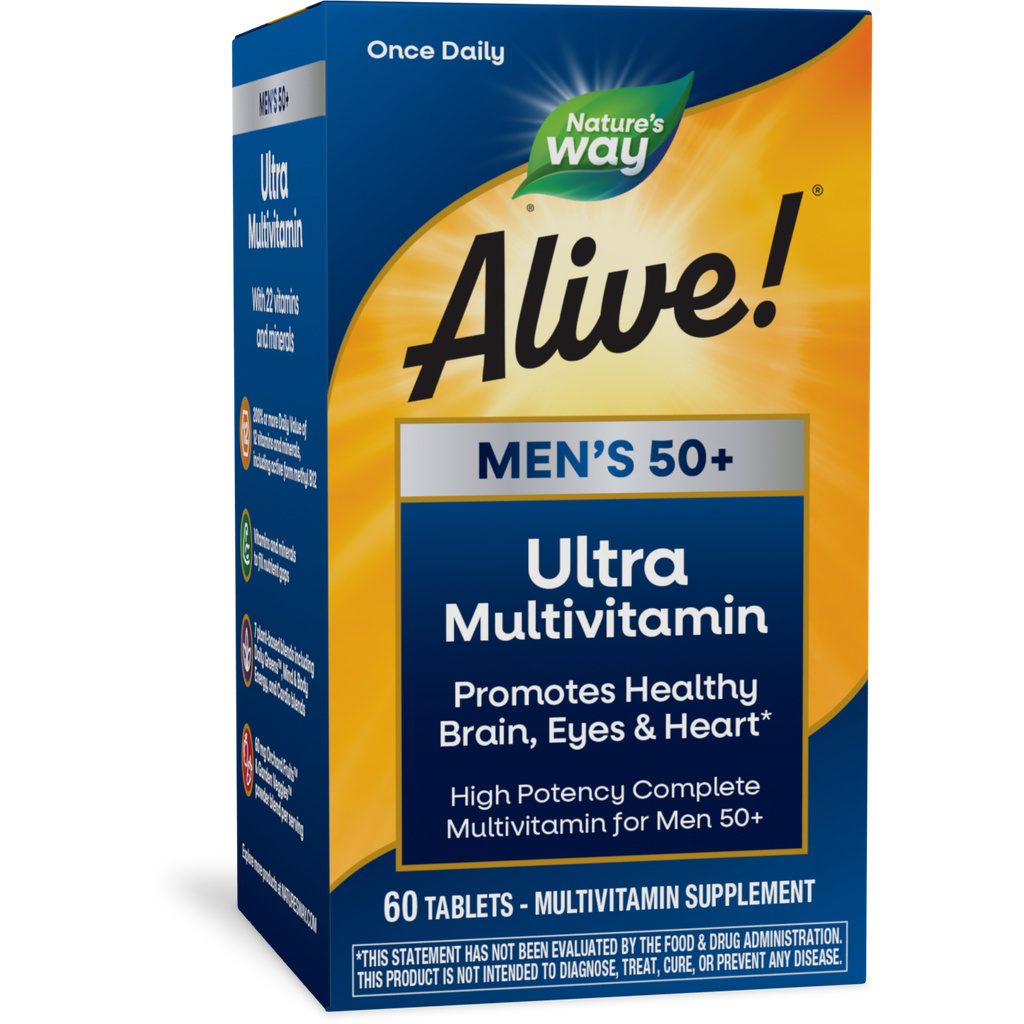 Alive! Alive! Ultra Men's 50+ Tablets Multivitamin-Hero