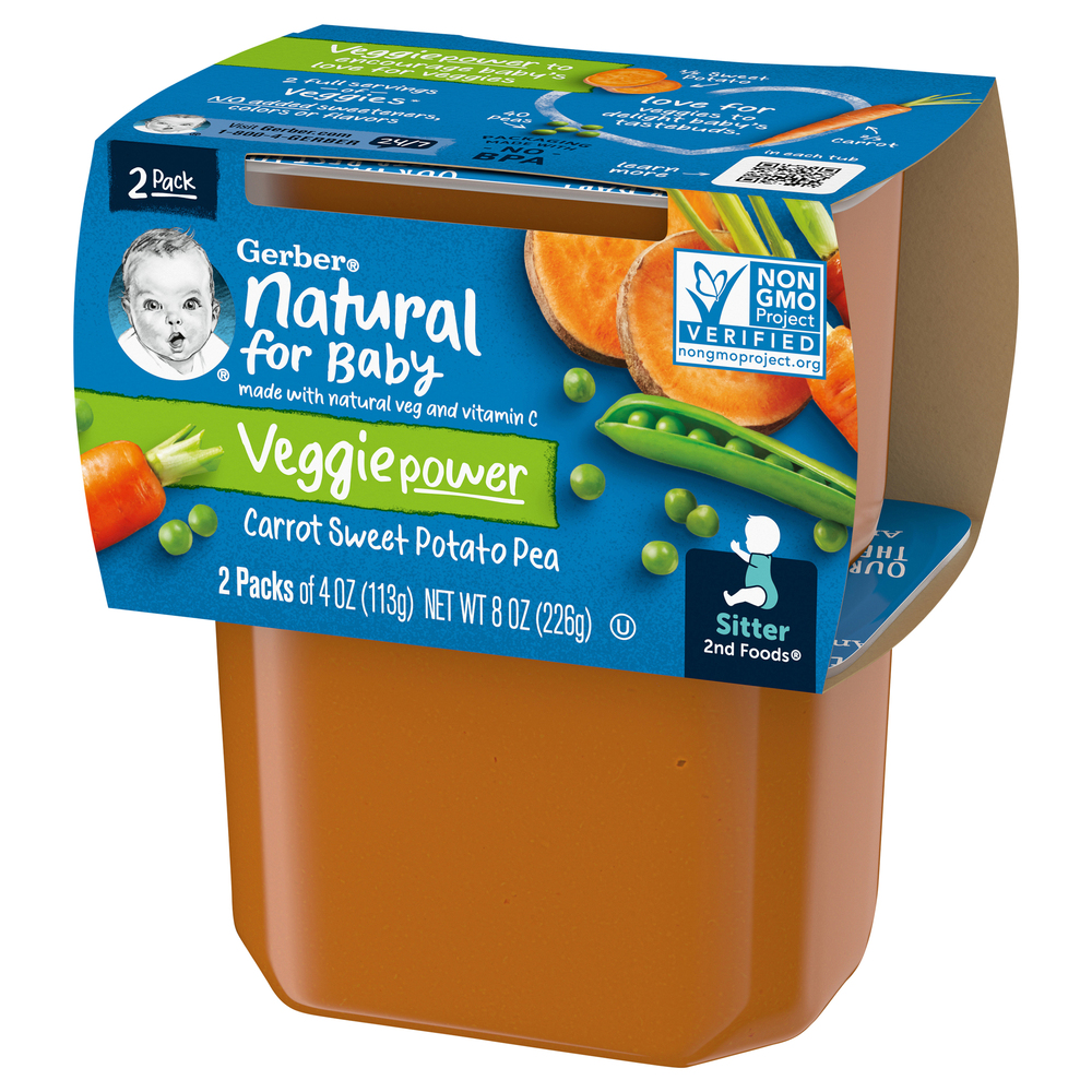 Gerber carrot sweet potato pea best sale