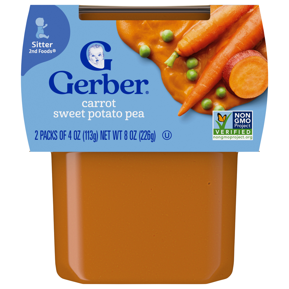 Gerber carrot sweet potato pea hotsell