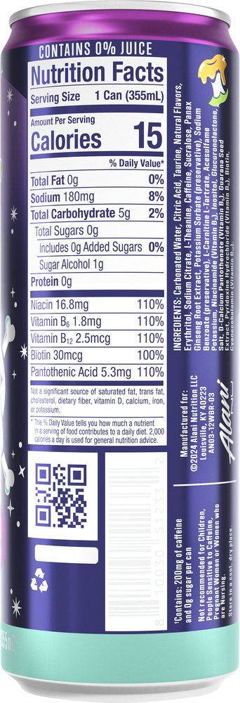 Alani Nu Energy Drink, Witch's Brew Alani Nu Energy Drink, Witch's Brew