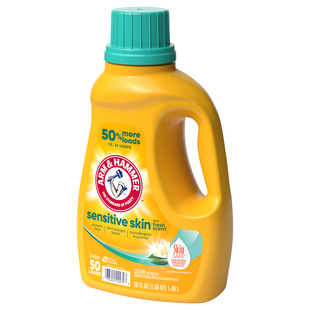 Arm & Hammer Detergent, Sensitive Skin, Fresh ScentFrontRightElevated