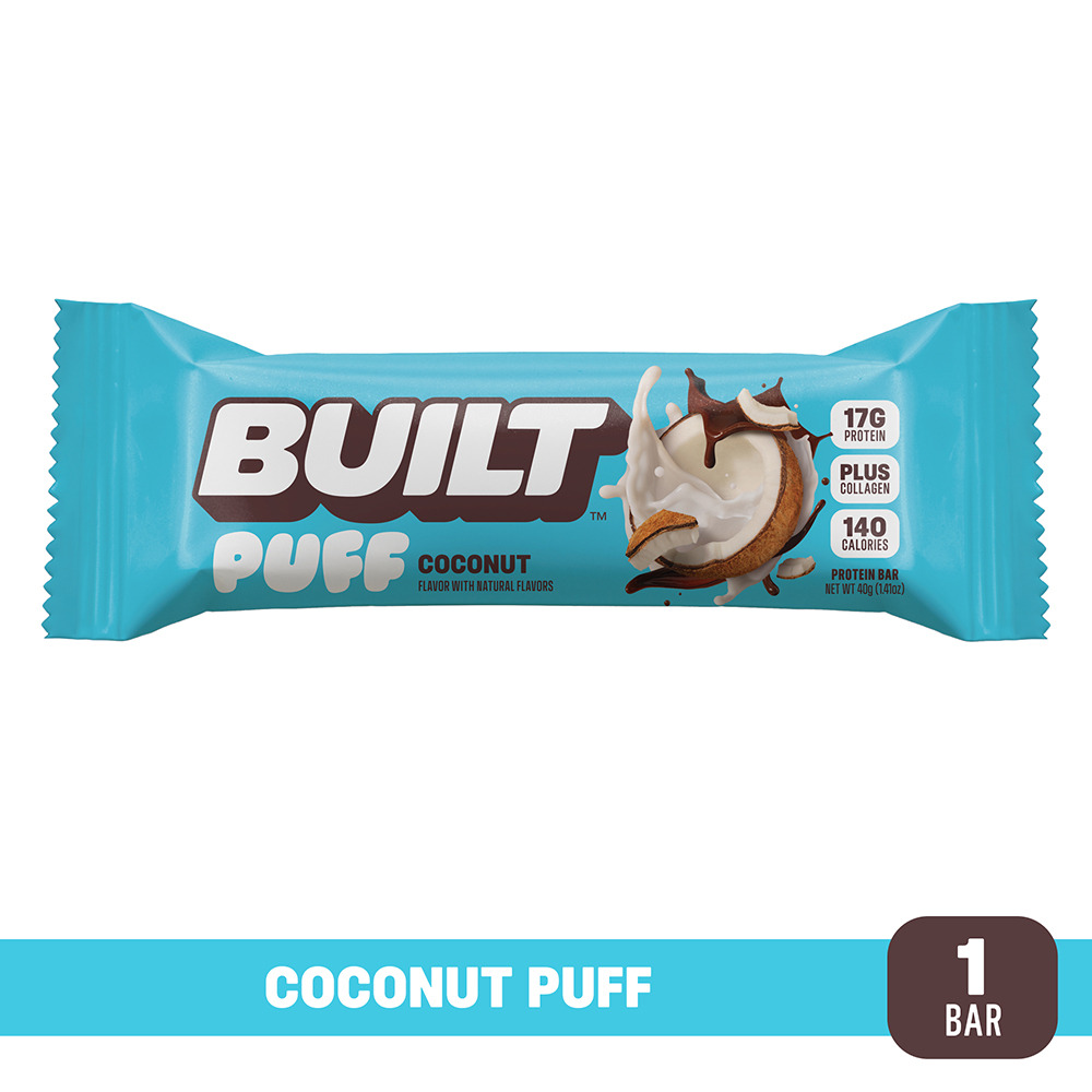 Built Puff Protein Bar, Coconut, Single Puff Bar