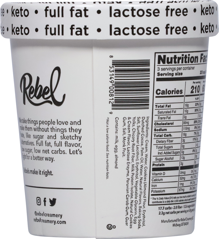 Rebel ice cream ingredients discount