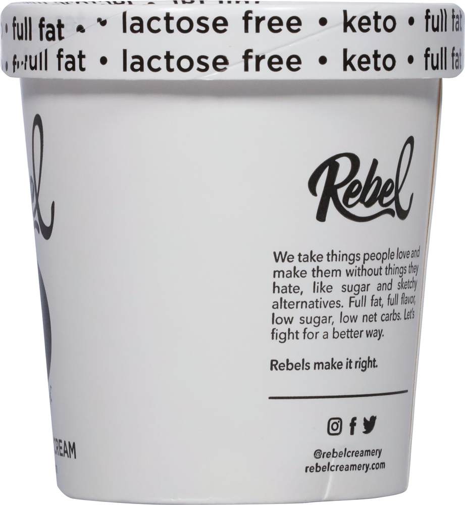 Rebel Ice Cream, Cookies & Cream