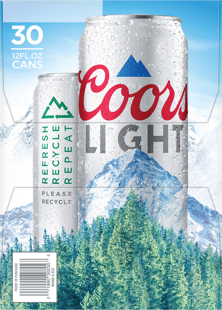 Coors Light 30缶✖︎2ケース1 Coors Light Lager Beer 30-12oz Cans :: Pilsner/Lager