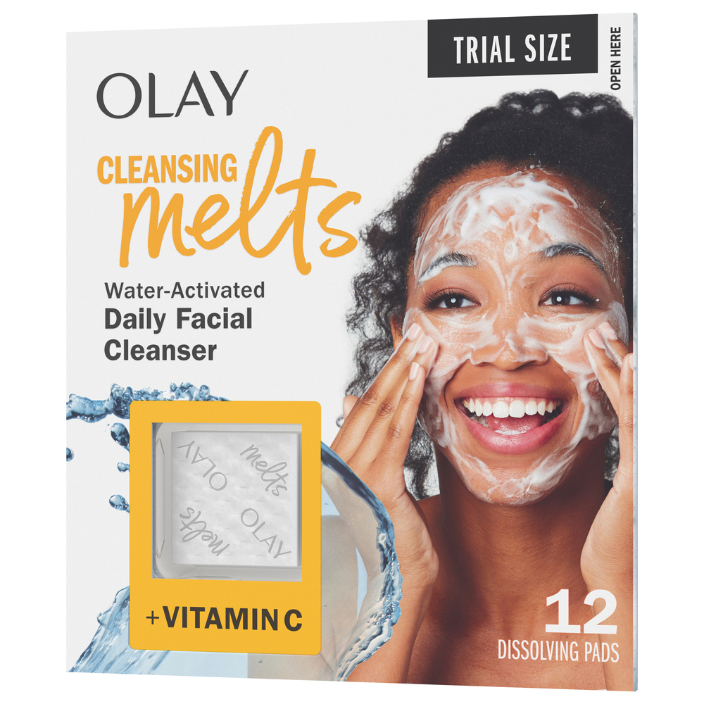 Olay Cleansing Melts Water-Activated Daily Trial Size Facial