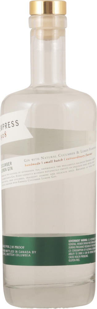 Empress 1908 Gin, Cucumber Lemon