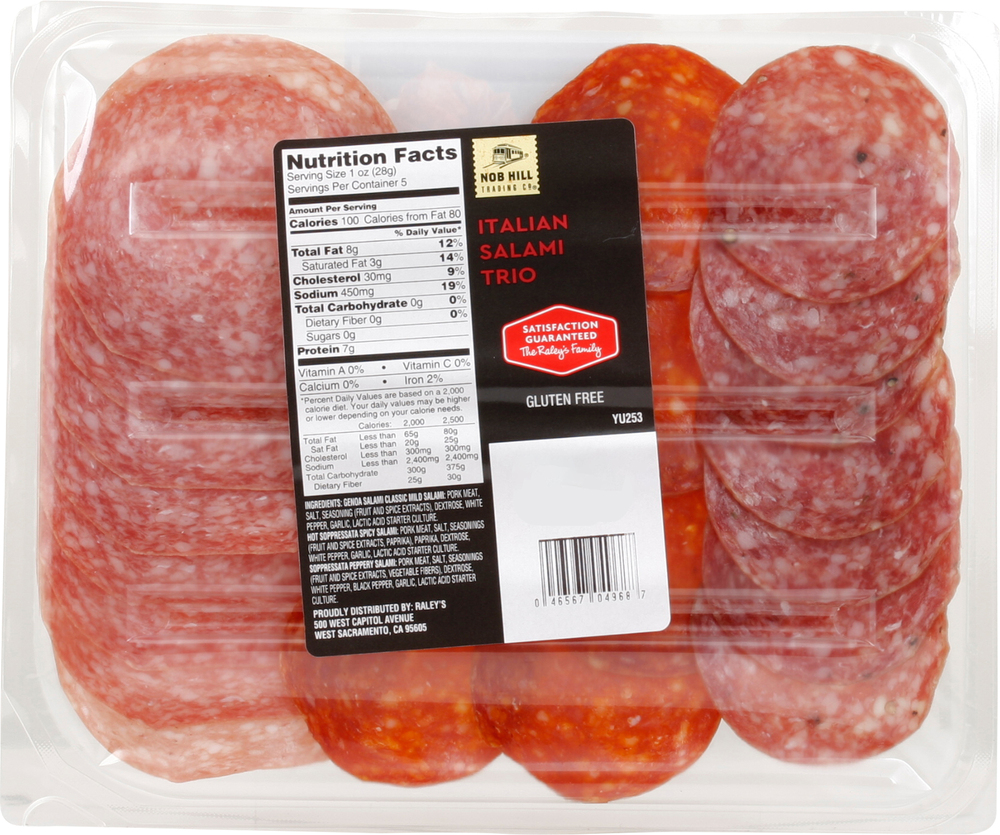 Nob Hill Trading Co. Italian Salami, Trio-Planogram-Back