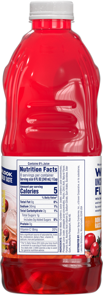 Ocean Spray Juice Cran x Pineapple Diet 5 Cals