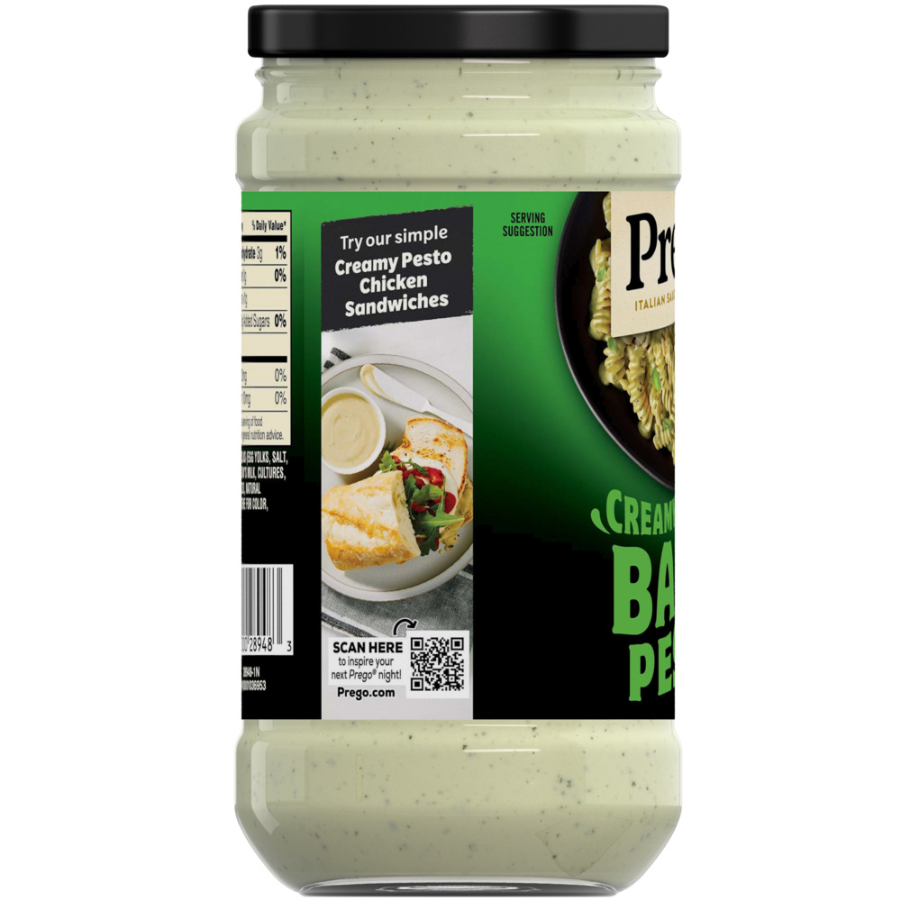 Prego® Creamy Basil Pesto Pasta Sauce