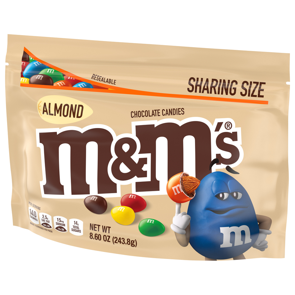 M&M's Chocolate Candies, Almond, Sharing Size