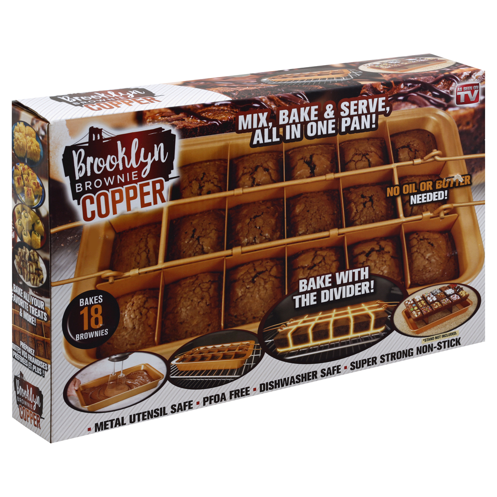 Copper brownie pan sale as seen on tv