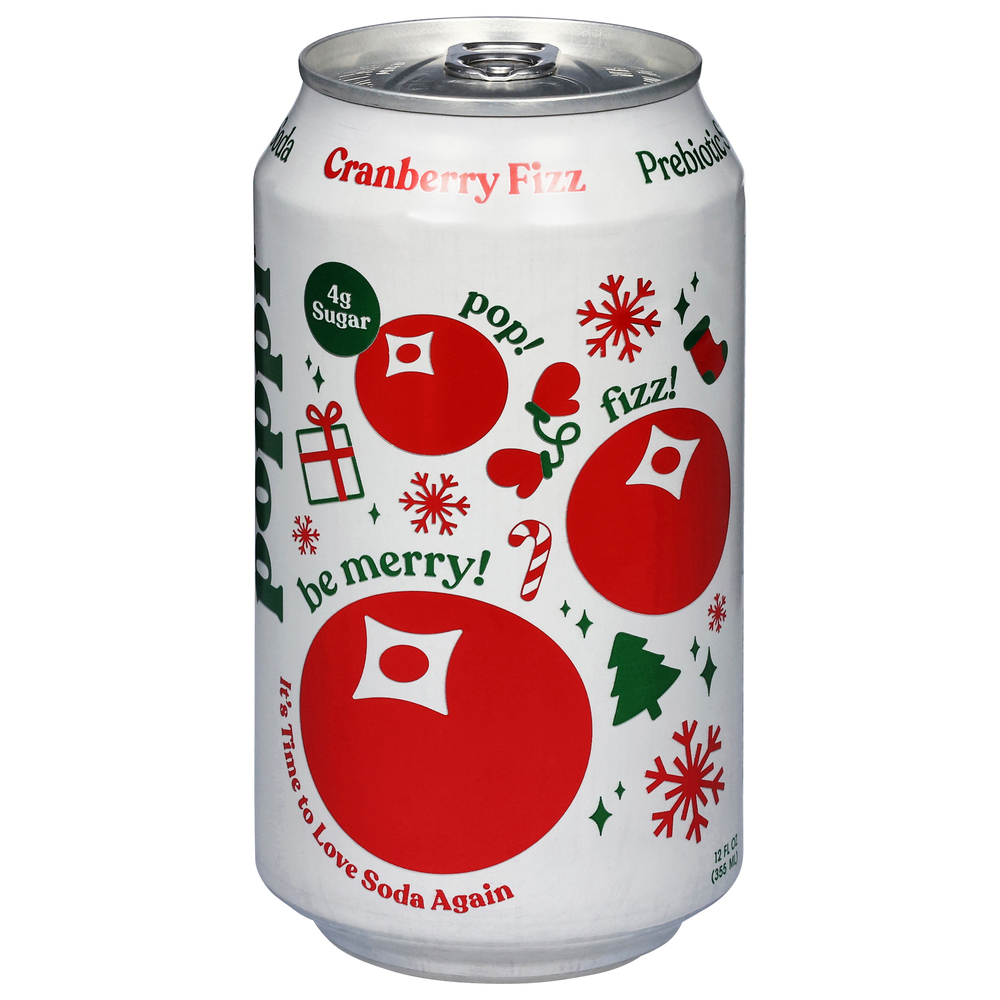 Poppi Prebiotic Cranberry Fizz Soda