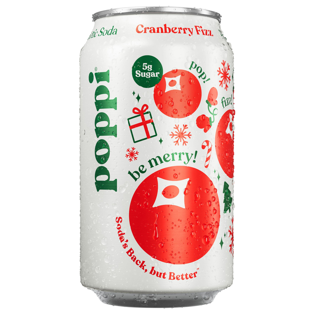 Poppi Prebiotic Cranberry Fizz Soda
