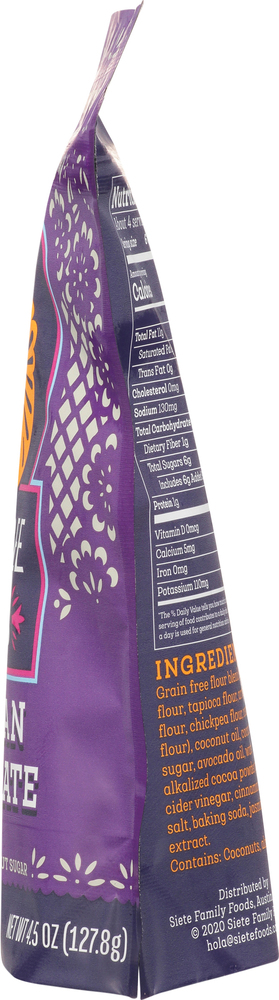 Siete Cookies, Grain Free, Mexican Chocolate