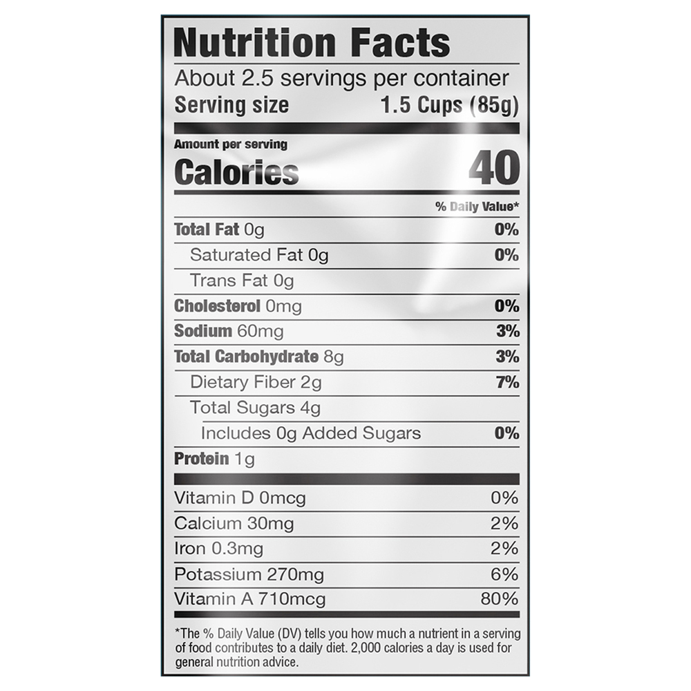 Taylor Farms Carrots, Shredded-Nutrition-Facts