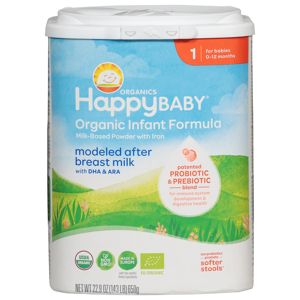 Happy Baby Organics Organic Stage 1 (0-12 Months) Milk-Based