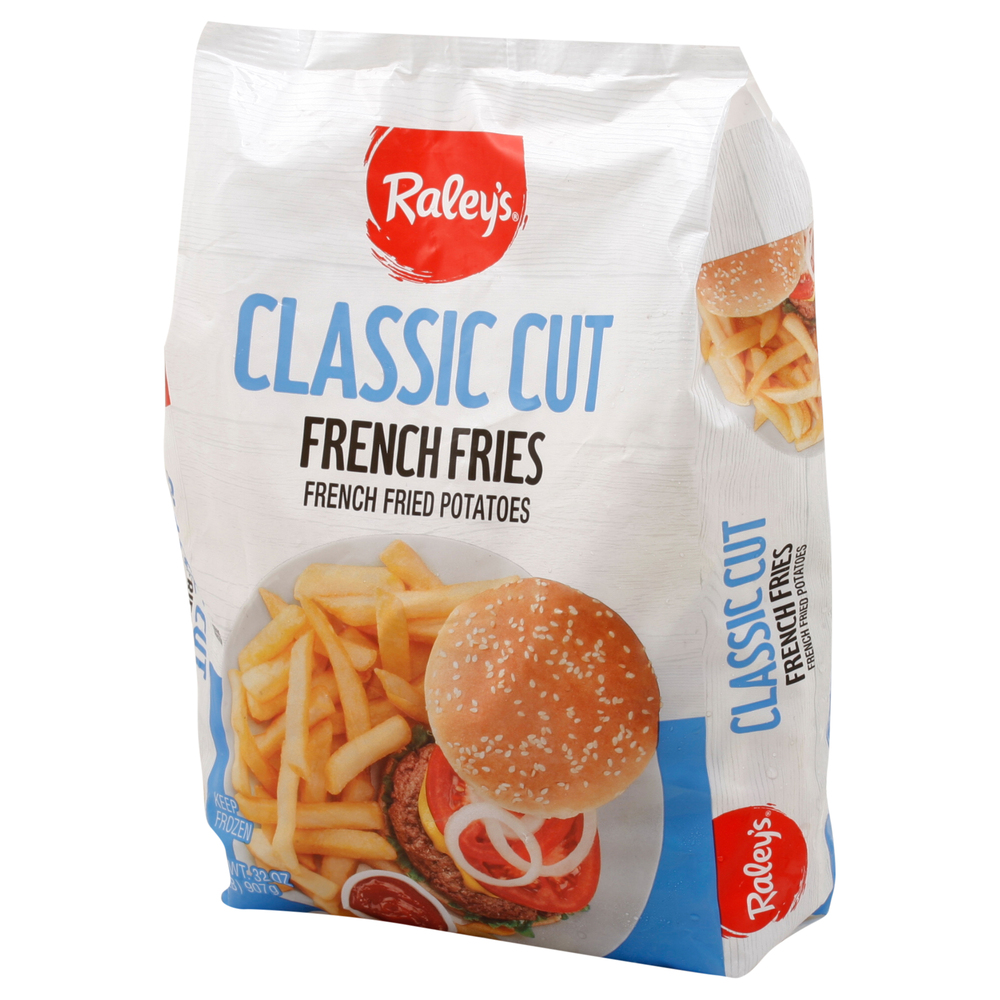 Fries Rslc Raley's French Fries, Classic Cut-Front-Right-Elevated