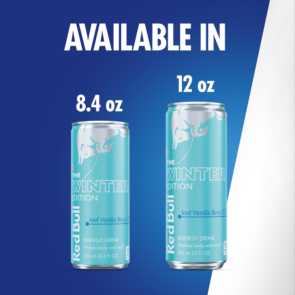 Red Bull Winter Edition Energy Drink Iced Vanilla Berry