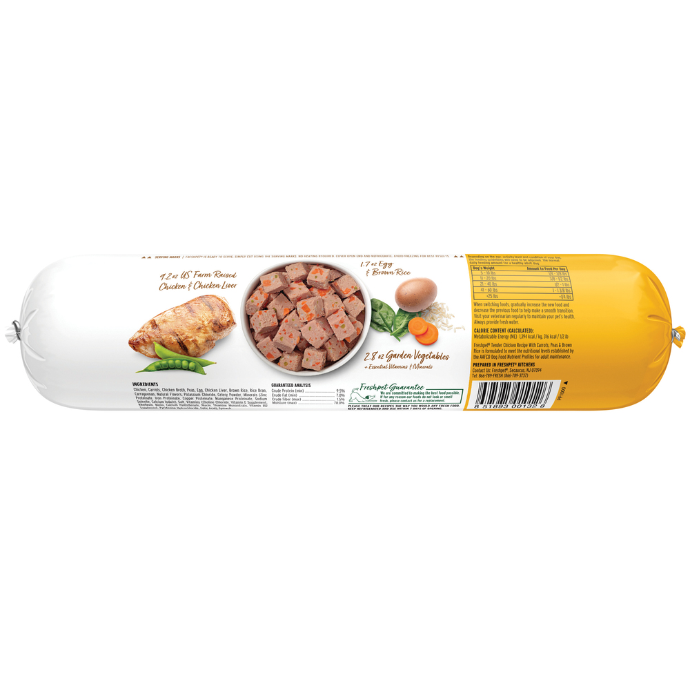 Freshpet Dog Food Tender Chicken Recipe