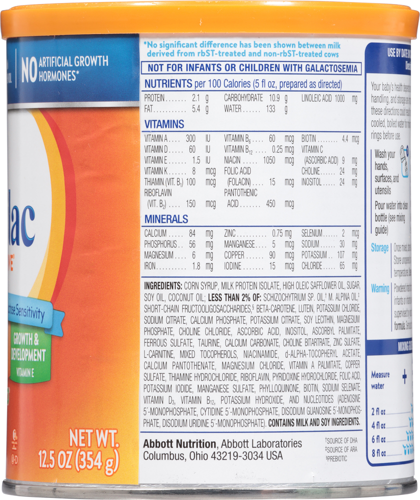 Similac Sensitive 0-12 Months Milk-Based Powder Infant