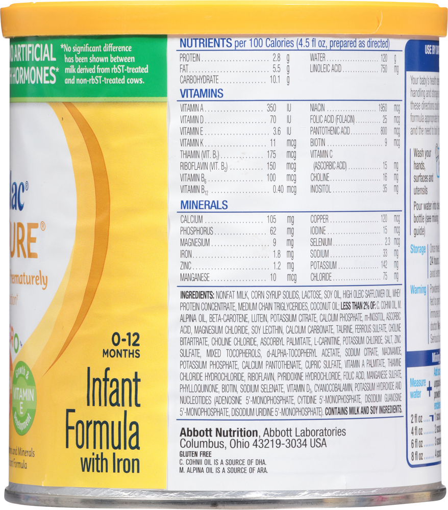 Similac Sensitive Calories Similac Neosure Calories SIMILAC