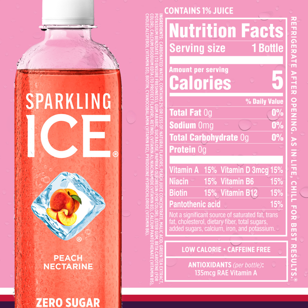 Sparkling Ice Bold, crisp and tropical, these four flavor