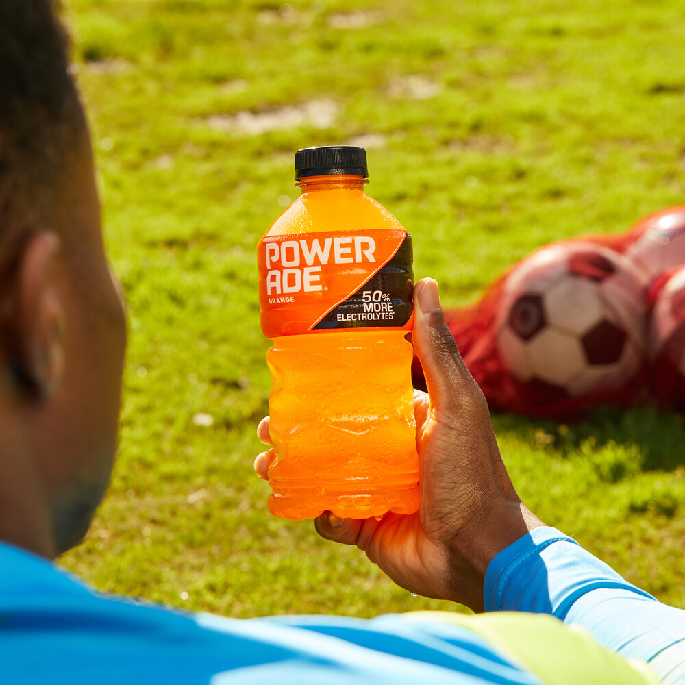 Powerade Rouge Powerade Orange Electrolyte Sports Drink Bottle-Lifestyle